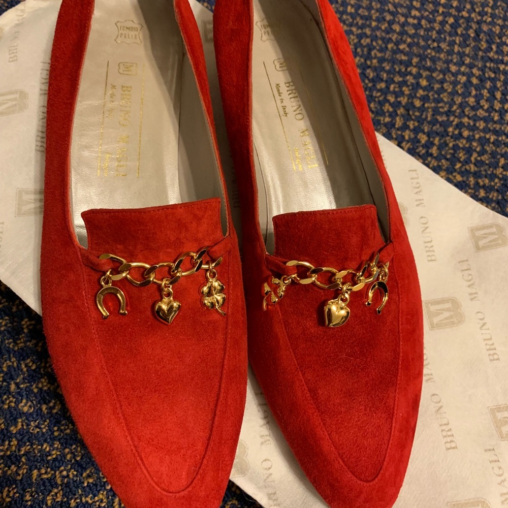 Bruno magli charm loafers flats shoes new size 10